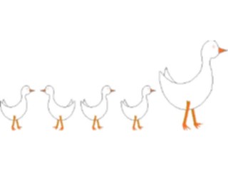 Sticker Custom Preview Image #019669 Animals Cartoons Duck Family1