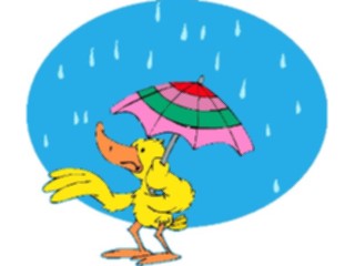 Sticker Custom Preview Image #019686 Animals Cartoons Duckin Rain3