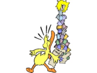 Sticker Custom Preview Image #019710 Animals Cartoons Duck Soup Cans