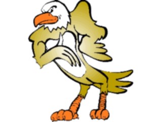 Sticker Custom Preview Image #019755 Animals Cartoons Eagle Angry2