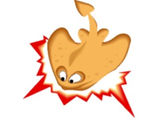 Sticker Custom Preview Image #019769 Animals Cartoons Electric Ray