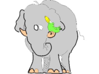 Sticker Custom Preview Image #019772 Animals Cartoons Elephant03