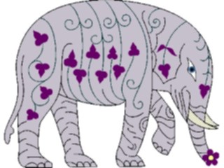 Sticker Custom Preview Image #019805 Animals Cartoons Elephant Fancy2