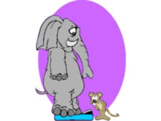 Sticker Custom Preview Image #019817 Animals Cartoons Elephant Mouse1
