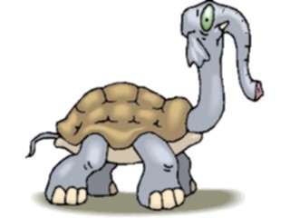 Sticker Custom Preview Image #019849 Animals Cartoons Elephant Turtle