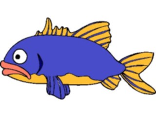 Sticker Custom Preview Image #019878 Animals Cartoons Fish025