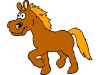 Sticker Custom Preview Image #020437 Animals Cartoons Horse05