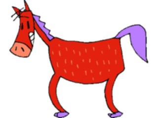 Sticker Custom Preview Image #020447 Animals Cartoons Horse15