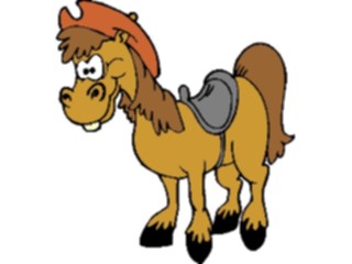 Sticker Custom Preview Image #020454 Animals Cartoons Horse22