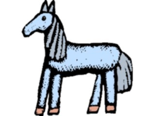 Sticker Custom Preview Image #020460 Animals Cartoons Horse28