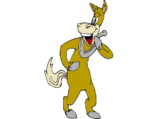 Sticker Custom Preview Image #020467 Animals Cartoons Horse Calling