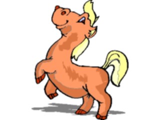 Sticker Custom Preview Image #020470 Animals Cartoons Horse Dancing