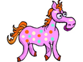 Sticker Custom Preview Image #020487 Animals Cartoons Horse Spotted