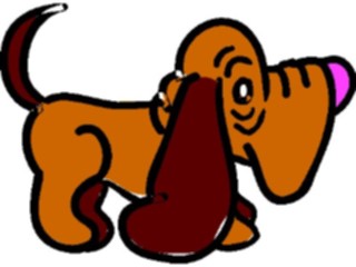 Sticker Custom Preview Image #020497 Animals Cartoons Hound