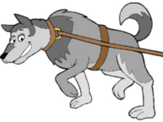 Sticker Custom Preview Image #020501 Animals Cartoons Husky