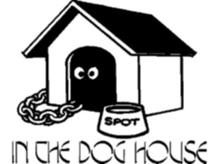 Sticker Custom Preview Image #020505 Animals Cartoons Inthe Dog House