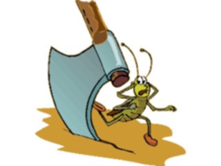 Sticker Custom Preview Image #020513 Animals Cartoons Insect Scared