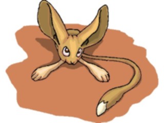 Sticker Custom Preview Image #020523 Animals Cartoons Jerboa Big Ears