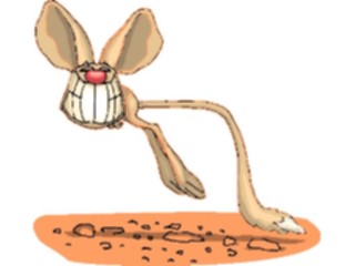 Sticker Custom Preview Image #020524 Animals Cartoons Jerboa Grinning