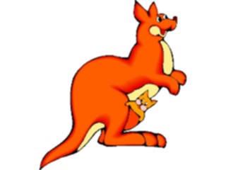 Sticker Custom Preview Image #020529 Animals Cartoons Kangaroo5