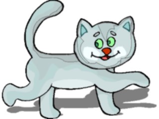 Sticker Custom Preview Image #020554 Animals Cartoons Kitten