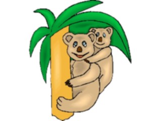 Sticker Custom Preview Image #020568 Animals Cartoons Koala Baby