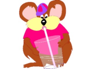 Sticker Custom Preview Image #020570 Animals Cartoons Koala Drinking