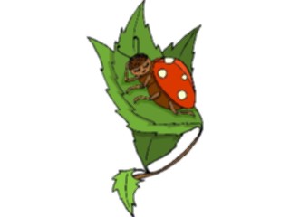 Sticker Custom Preview Image #020595 Animals Cartoons Ladybug Sleeping