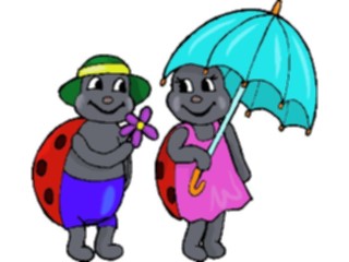 Sticker Custom Preview Image #020597 Animals Cartoons Ladybugs