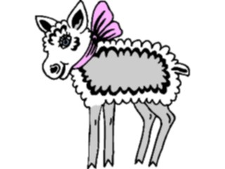 Sticker Custom Preview Image #020601 Animals Cartoons Lamb4