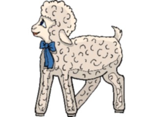 Sticker Custom Preview Image #020604 Animals Cartoons Lamb7
