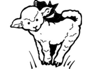 Sticker Custom Preview Image #020608 Animals Cartoons Lambon Grass