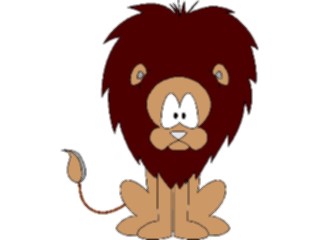 Sticker Custom Preview Image #020624 Animals Cartoons Lion04