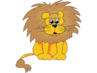 Sticker Custom Preview Image #020625 Animals Cartoons Lion05