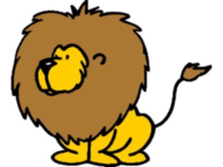 Sticker Custom Preview Image #020674 Animals Cartoons Lionwith Mane
