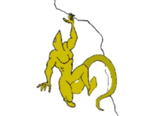 Sticker Custom Preview Image #020698 Animals Cartoons Lizardman1