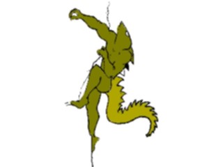Sticker Custom Preview Image #020700 Animals Cartoons Lizardman3