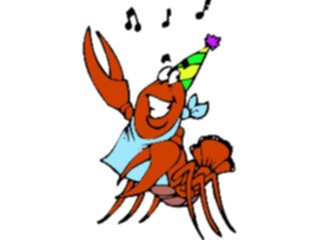 Sticker Custom Preview Image #020713 Animals Cartoons Lobsterat Party