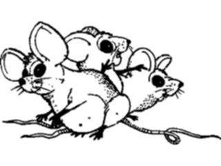 Sticker Custom Preview Image #020743 Animals Cartoons Mice