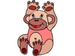 Sticker Custom Preview Image #020761 Animals Cartoons Monkey07