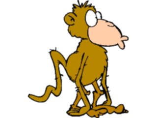 Sticker Custom Preview Image #020762 Animals Cartoons Monkey08