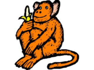 Sticker Custom Preview Image #020764 Animals Cartoons Monkey10