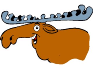 Sticker Custom Preview Image #020827 Animals Cartoons Moose5