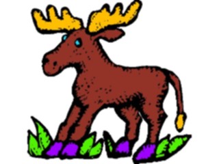 Sticker Custom Preview Image #020831 Animals Cartoons Moose9