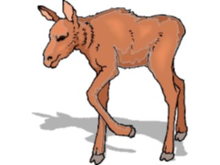 Sticker Custom Preview Image #020833 Animals Cartoons Moose Baby