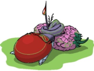 Sticker Custom Preview Image #020852 Animals Cartoons Mosquito Satisfied