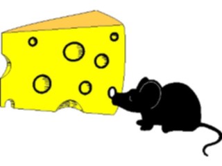 Sticker Custom Preview Image #020898 Animals Cartoons Mouse Cheese01