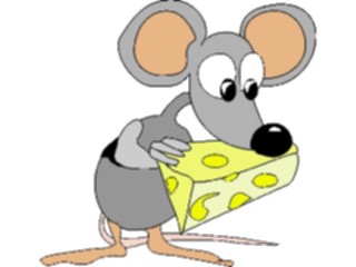 Sticker Custom Preview Image #020901 Animals Cartoons Mouse Cheese04