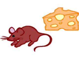 Sticker Custom Preview Image #020902 Animals Cartoons Mouse Cheese05