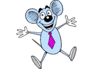 Sticker Custom Preview Image #020914 Animals Cartoons Mouse Excited